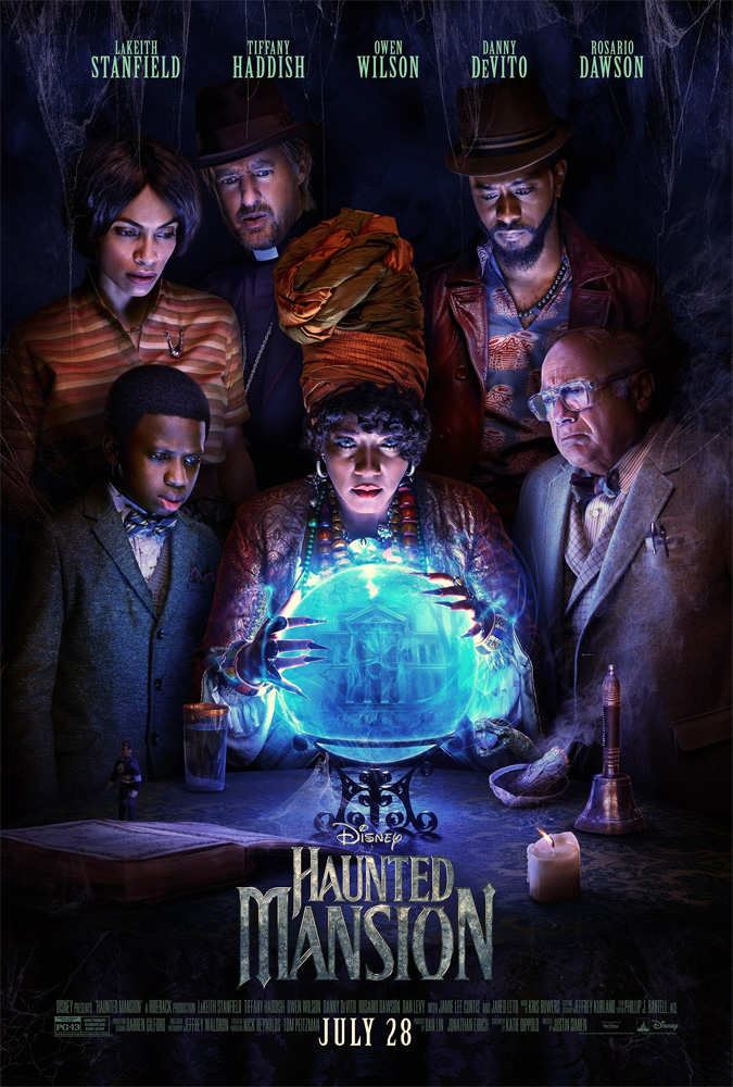 why is the new haunted mansion movie rated pg 13